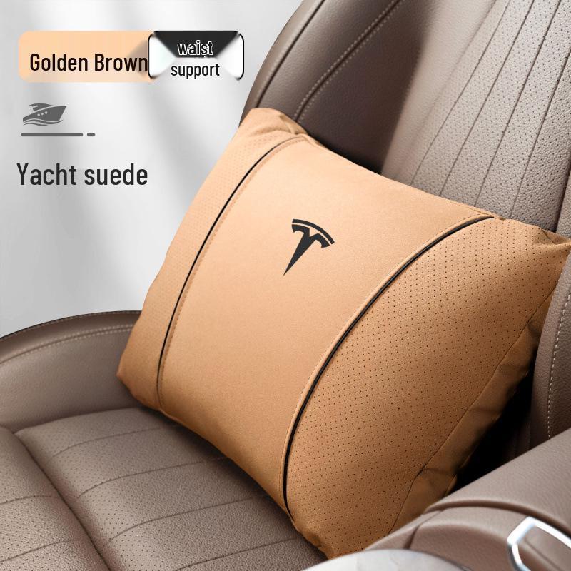 Headrest Cushion and Lumbar Support for Tesla Model 3/Y/S/X