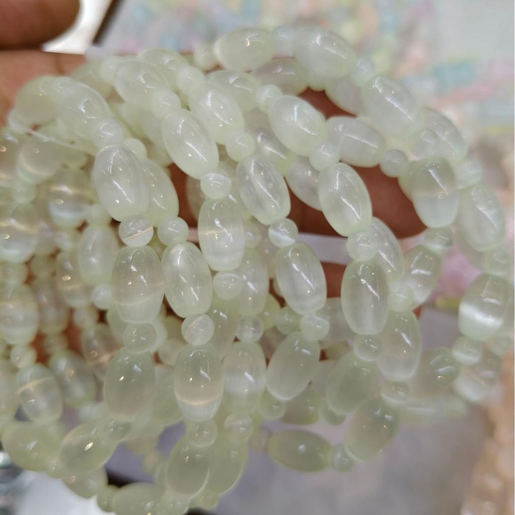 Rainbow Gypsum Stone Loose Beads Optimized Multi-Opal Diy Bracelet Bracelet Dopamine Color Candy Color