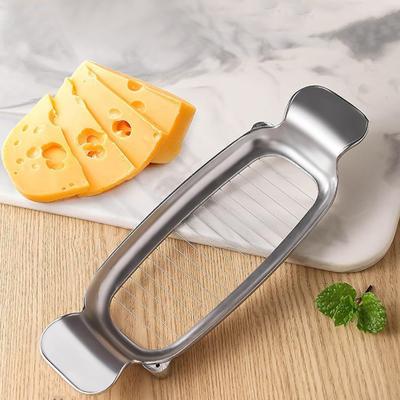 Stainless Steel Cheese Slicer Cutter Wire Butter Slicer for Block Cheese Efficient Cutting