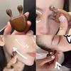 1pc Sandalwood Facial Massager for Eye & Nose Relief, Snail Shape Meridian Tool for Skincare, Relaxation, Beauty Care