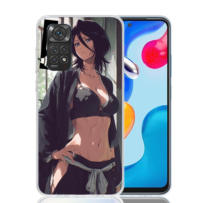 Bleach Kuchiki Rukia Phone Case For Xiaomi Redmi Note 15 14 13 12S 12 Pro Plus 11S 11E 11 11T 10S 10 Art Soft Pattern Cover Redm