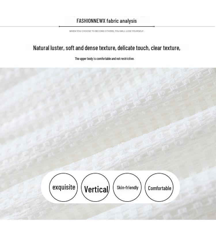 2024 Frühling Damen High-Waist Weiß A-Linien Kuchenrock mit floralem Spitzendesign