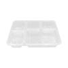 WS Disposable 5-Compartment Takeout Lunch Box
