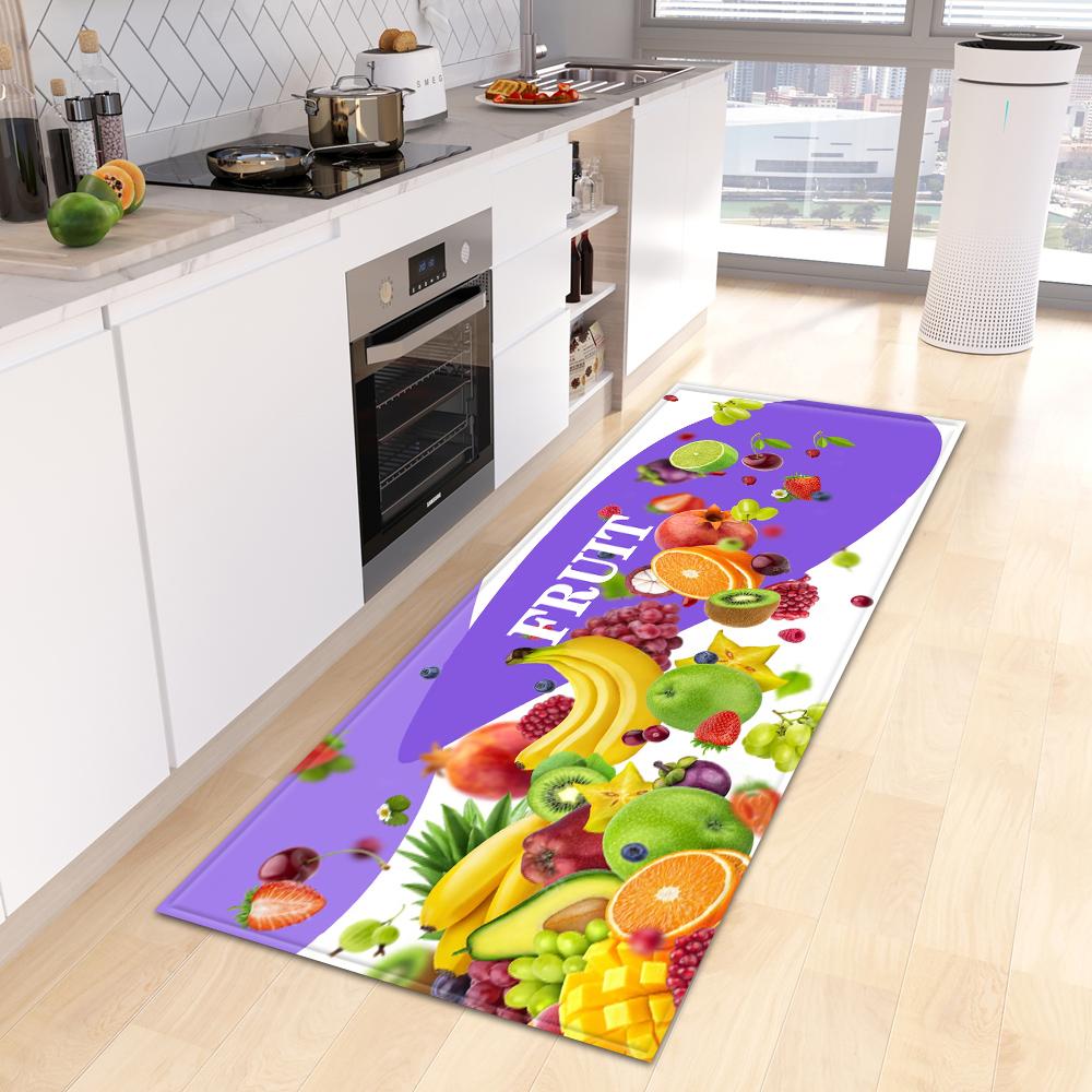 Entrance Door Mat Fruit Corridor Kitchen Mat Living Room Floor Mat Bathroom Door Household Non-slip Carpet