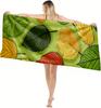 1PC Towel Cute Cat Flowers Pattern for Family or Friends Gifts Quick-Dry Beach Towel For Yoga Tourism Beach GYM Camping Swimming