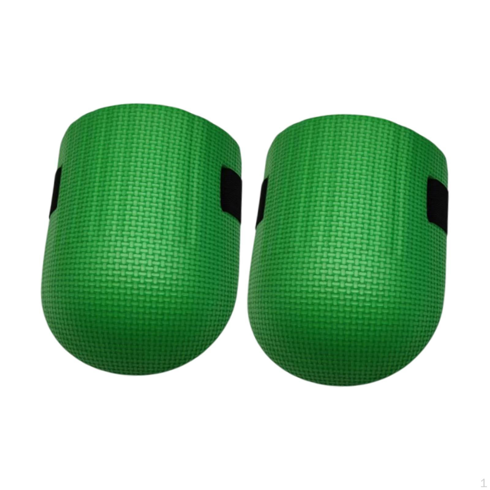 

2 шт. садовые наколенники наколенники мягкие практичные EVA подтяжки рабочие принадлежности для строительства зелёный