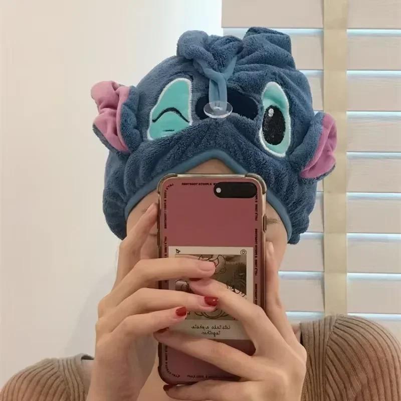 

Dry Stitch Hair Towel Women Fashion Coral Velvet Drying Wrap Strong Water Shower Hat Wiping Bath Hats Tool Gifts