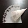 50pcs Laser Hollow Wedding Cones Paper Petals Confetti Beautiful Paper Cones