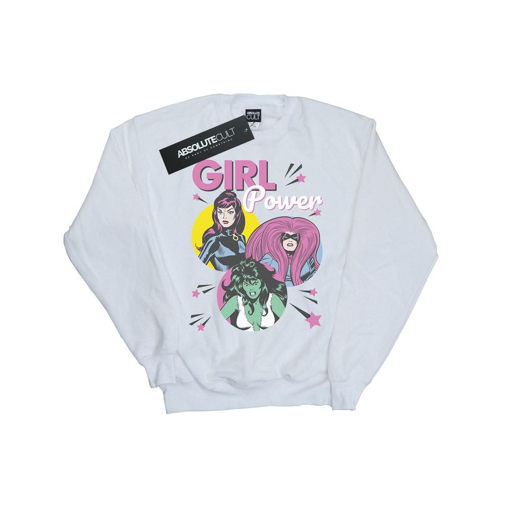 Marvel Comics Mens Girl Power Sweatshirt