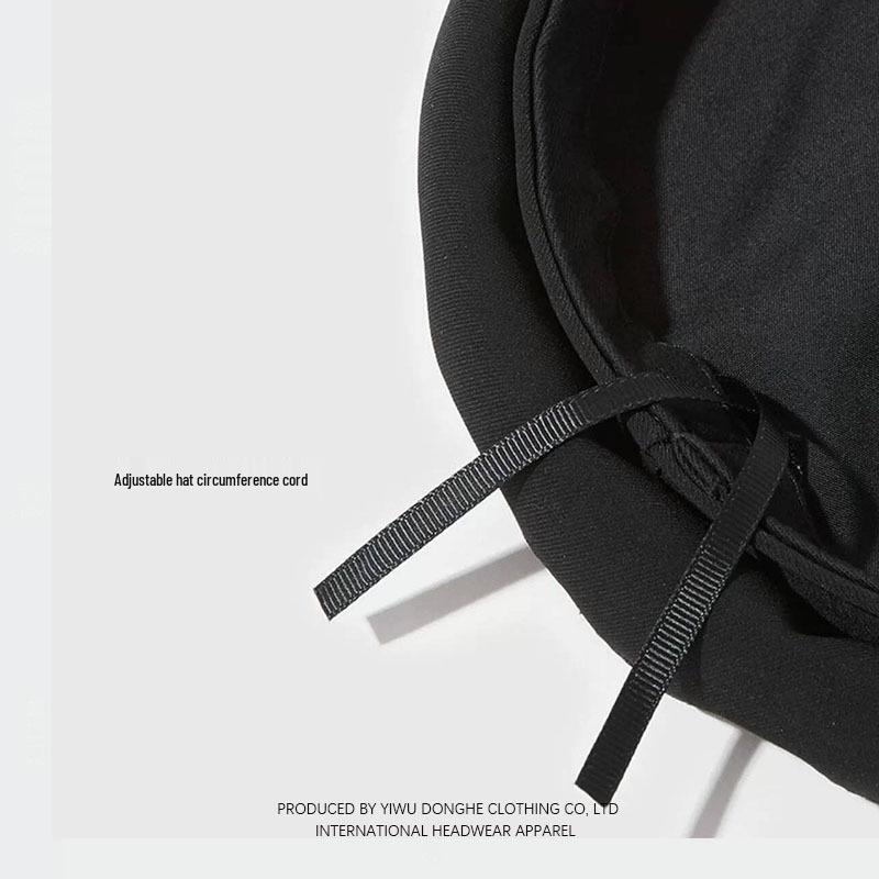 Korean Style Metal Buckle Beret for Women - Retro British-Inspired Painter's Hat