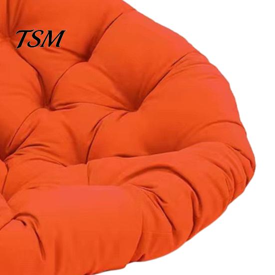 Cojín Redondo para Silla de Playa para Asiento de Hamaca Colgante de Huevo Relleno Resiliente para Mecedora Sillas Columpio de Patio Jardín Alta Resiliencia