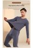Men's and Women's Autumn/Winter Warm Underwear Set - Cotton, Wool, Cashmere Base Layer with Velvet.