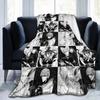 Saitama Genos Sonic Flannel Blanket OnePunchManS Anime Fashion Throw Blankets for  Sofa Bedding Lounge 200x150cm Quilt
