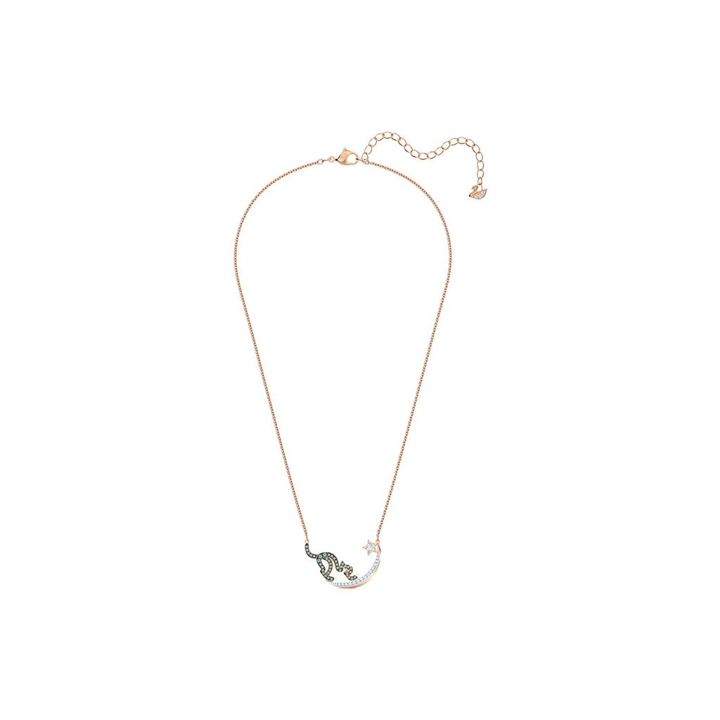 Swarovski Cattitude Moonlight Cat Necklace Women necklace 5558175