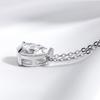 Smyoue 1-4CT Pear Cut Moissanite Pendant Necklace for Women Girls 3 Designs Lab Diamond Wedding Silver 925 Chains Fine Jewelry