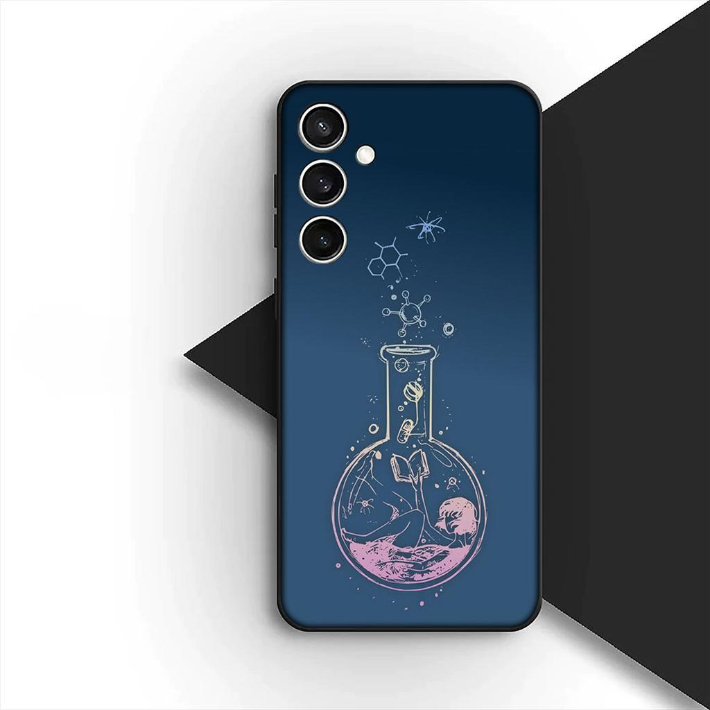 Chemical Maths Equation Formula Phone Case for Samsung Galaxy S24 S25 S23 FE Ultra Plus S7 Edge S25+ S23+ A56 5G Cover