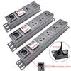 PDU Power Strip Unit IEC C14 port power input 2-10 3Pin US socket Switch cabinet rack wall desktop mounted Socket