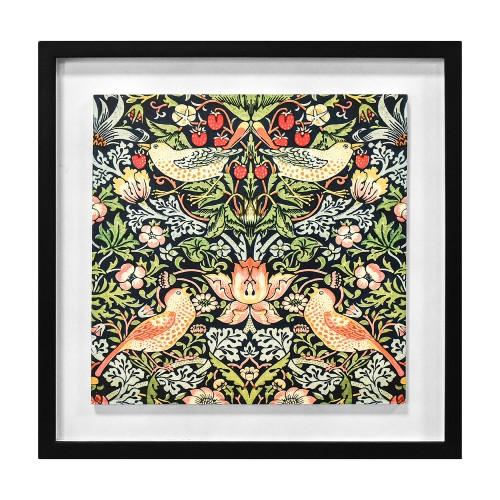 William Morris Strawberry Thief Wood Framed Plaque