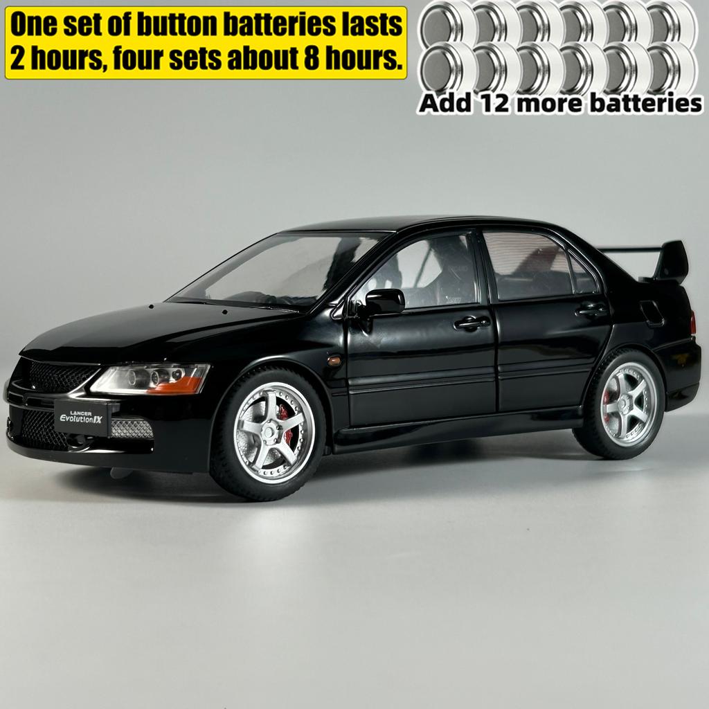 JDM 1:24 Mitsubish Lancer Evolution EVO9 Compact Car Alloy Metal Diecast Model Car Best Birthday Gift For Children's Toy Collect