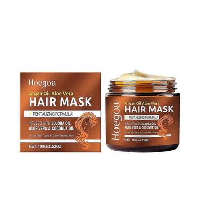 Hoegoa Moisturizing Hair Mask, Improving Dry and Frizzy Hair, Nourishing Hair, Natural Luster and Smooth Hair Mask Less