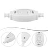 Outdoor Settings Humid Environments White Double Cut Switch 250V Working Voltage 3A Working Current Dustproof Easy Installation
