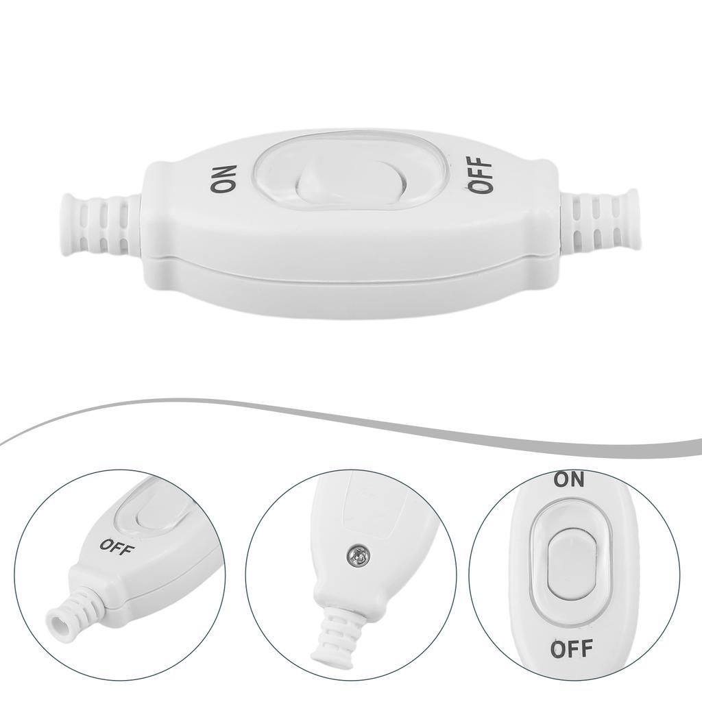 Outdoor Settings Humid Environments White Double Cut Switch 250V Working Voltage 3A Working Current Dustproof Easy Installation