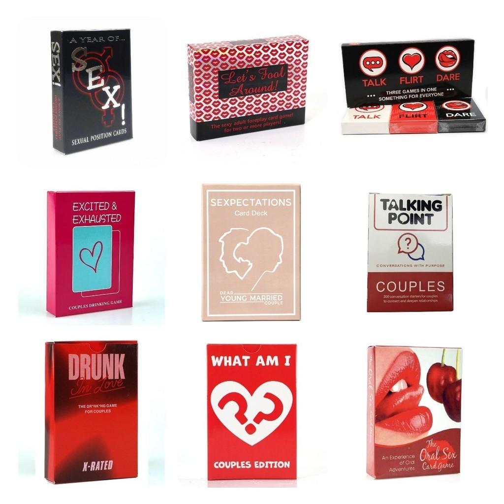 A Year Of Sex All-english Crazy Couples Game Cards Bedroom Flirting Excitement