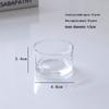 Small Round Glass Tea Light Candle Holder