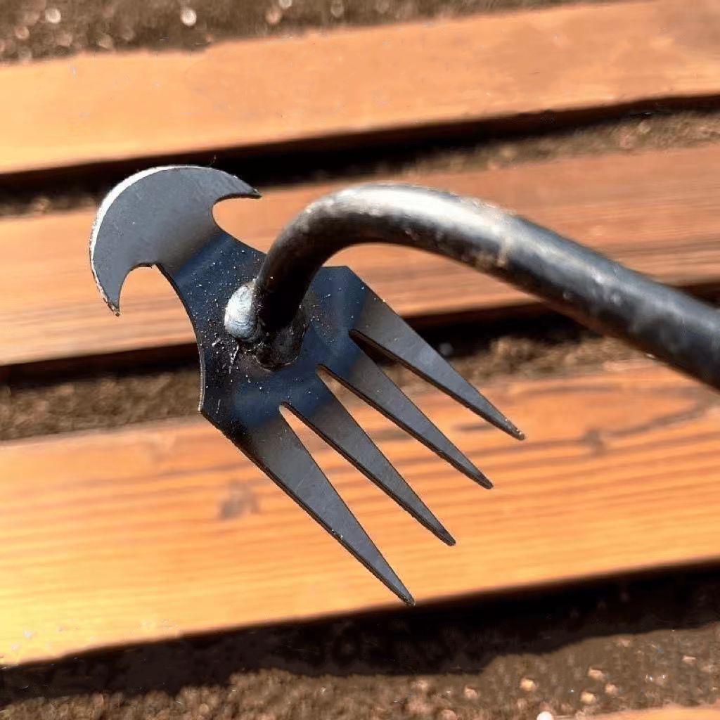 Gardening Multi-Functional Rake and Hoe for Weeding and Soil Loosening