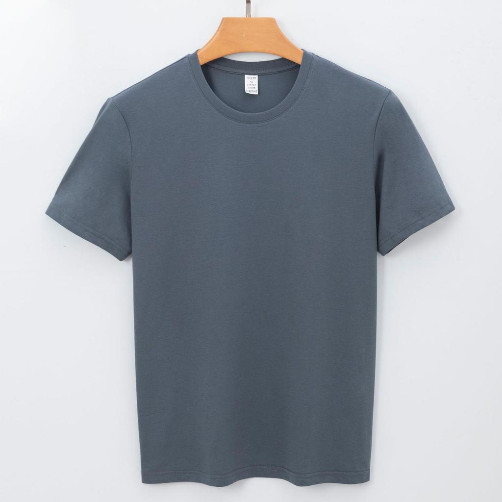 SORONA Cool Kurzarm-T-Shirt aus langstapeliger Baumwolle mit Rundhalsausschnitt – knitterfrei, minimalistisch, leicht und atmungsaktiv.