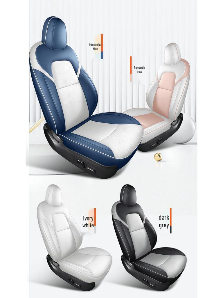 Προσαρμοσμένο Δερμάτινο Κάλυμμα Καθίσματος για Tesla Model 3 2019-2022 - Πλήρης Κάλυψη, Προσαρμοσμένη Εφαρμογή