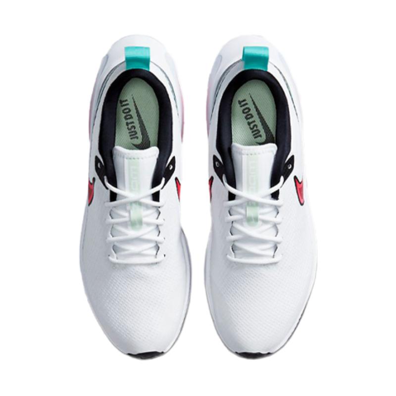 Nike Air Zoom Arcadia Cushioning Abrasion Resistant Breathable Low Top Kids' Running Shoes White Red Green Sneakers DA1242-101