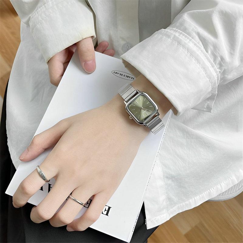 Simple Square Watch Women'S Fashion Light Luxury Exquisite Niche Trend Female College Student Women'S Watch