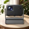 360 Rotating Metal Projector Bracket Double Rod Wall Ceiling Installation 210° Angle Adjustment Multiple Device Support