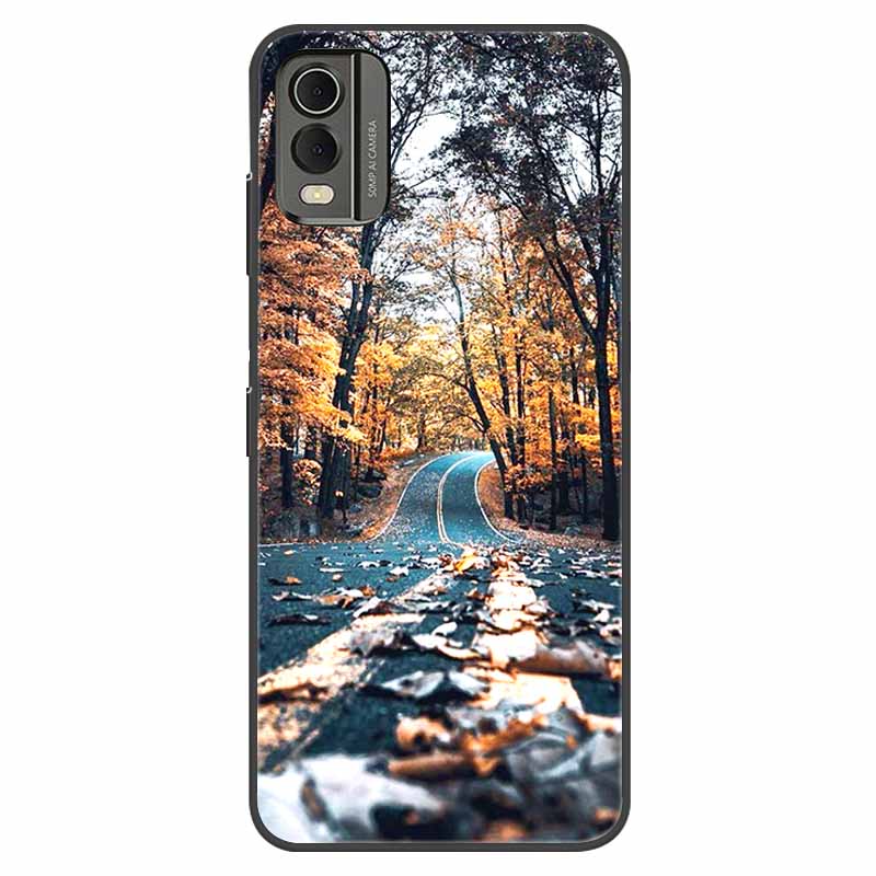 For Nokia C32 Case Shockproof Soft silicone TPU Back Cover For Nokia C32 C 32 Phone Cases NokiaC32 Cute Cartoon Fundas Shells