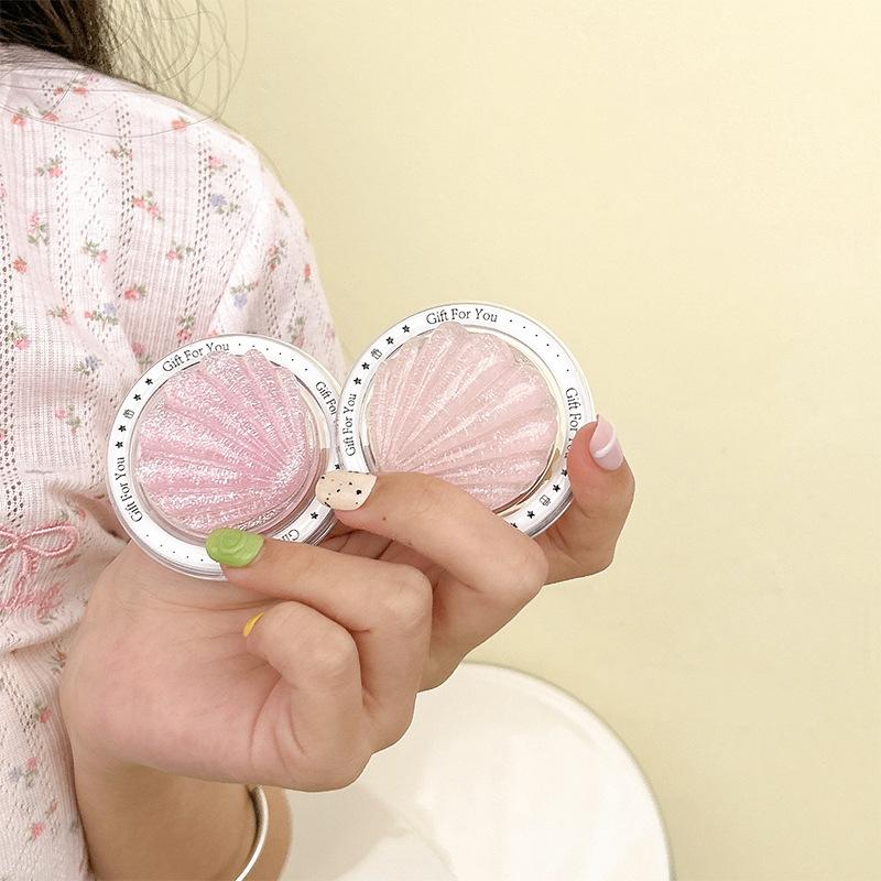 Magnetic Suction Magsafe Starfish Shell Small Fresh Summer Mobile Phone Airbag Bracket Glitter Back Sticker Retractable To Watch Dramas