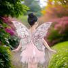Performances Butterfly Fairies Angel Wing Funny Dress Up Butterfly Wing Sparkles Costumes Halloween Cosplays Wing Props
