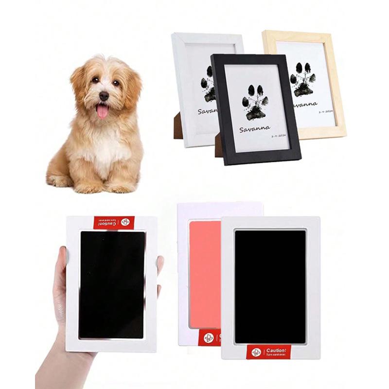 Pet Paw Print Memorial Tabletop Decoration for Cats and Dogs