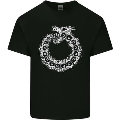 Dragon Symbol Fantasy Chinese Japanese Kids T-Shirt Childrens