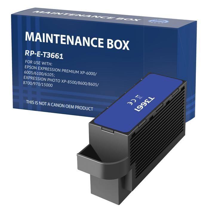 Maintenance Cartridge - Epson - T3661 - Black - Compatible with Expression Premium and Photo - 1 Unit