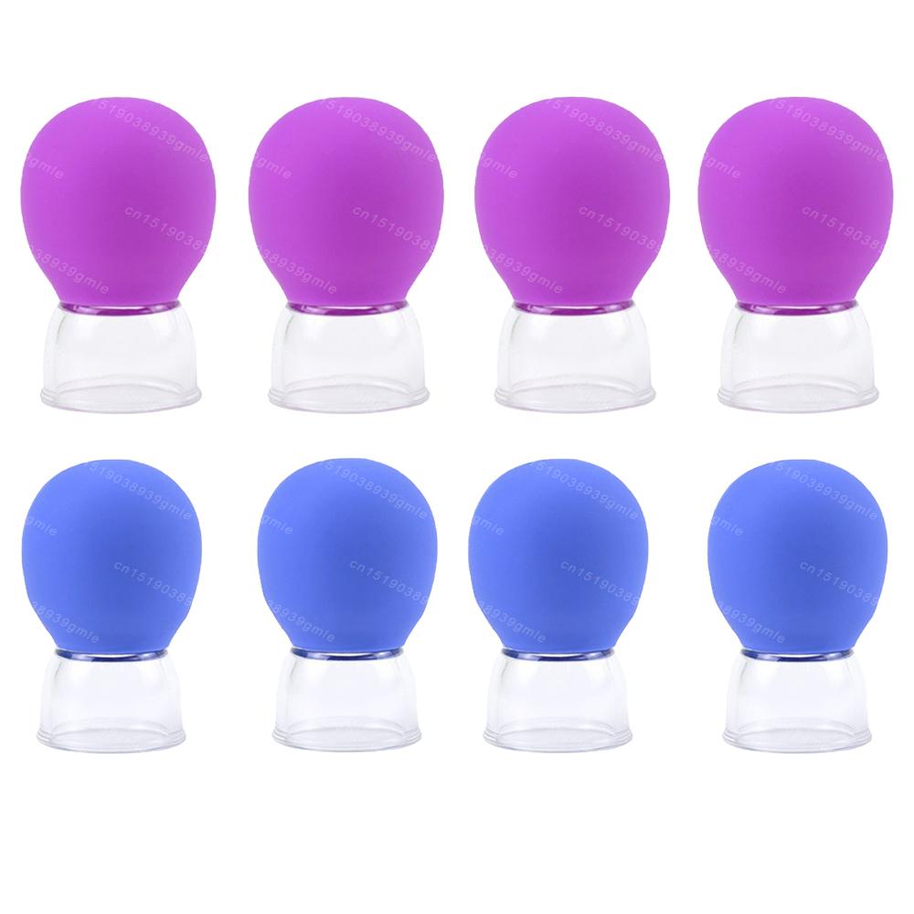 Facial Cupping Massage Cups Rubber Vacuum Cupping Set Facial Relaxation Nipple Correction Body Skin Lifting Cupping Device