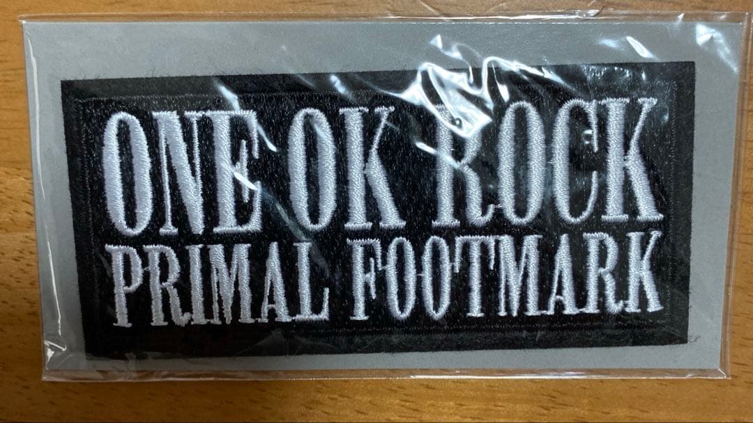 

[USED] A special patch included as a bonus with the ONE OK ROCK fan club, PRIMAL FOOTMARK.
