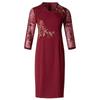 Elegant Plus Size Spring Banquet Dress for Mother-in-law