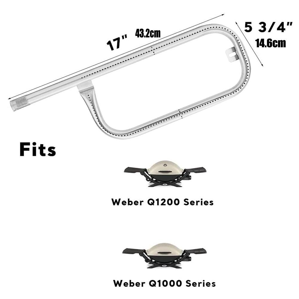 

Weber 60040 Q100/Q1200 304 Stainless Steel Gas Grill Burner & Head