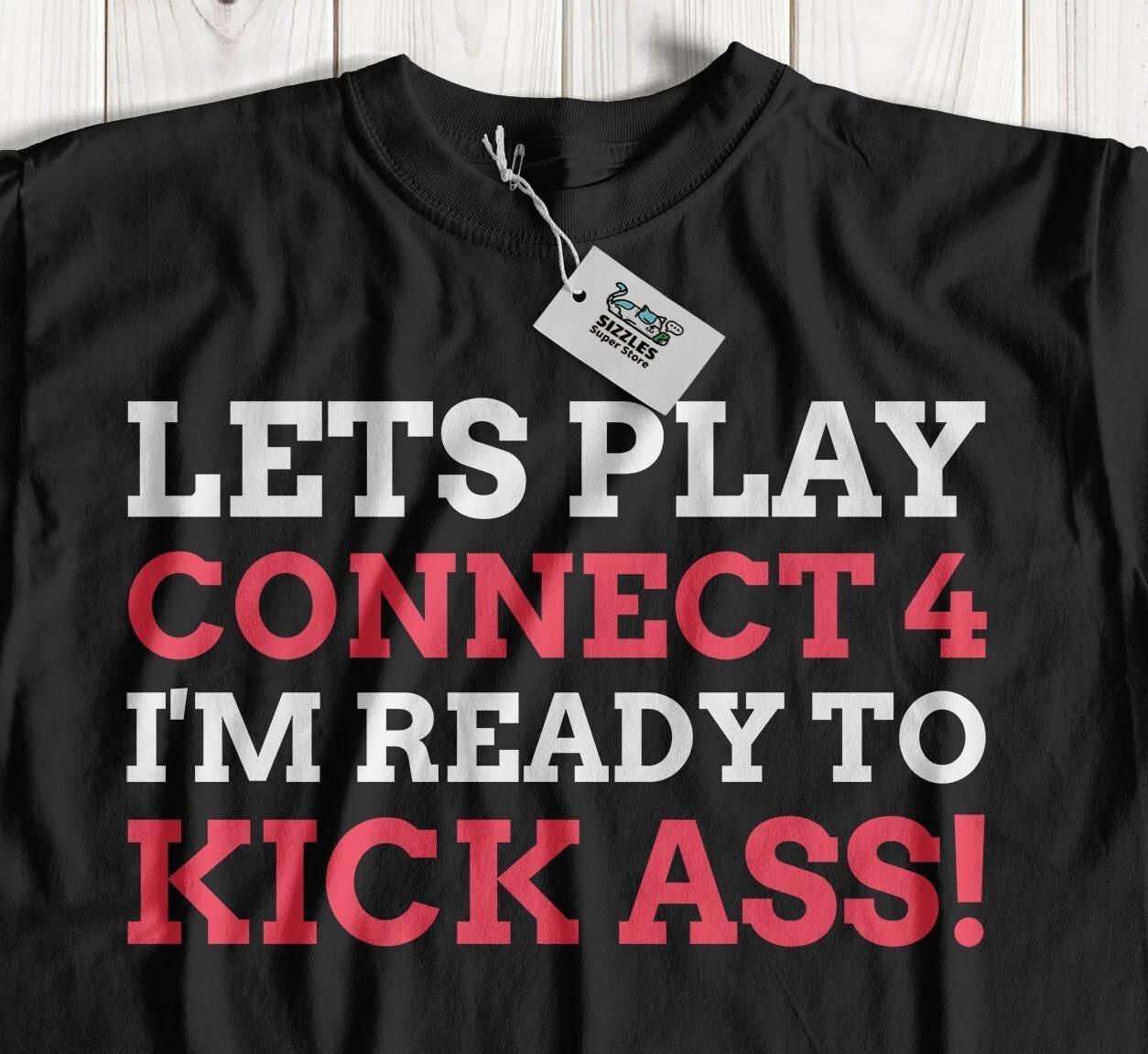 

Unisex Connect Four T-Shirt Family Games Night Gifts 4XL