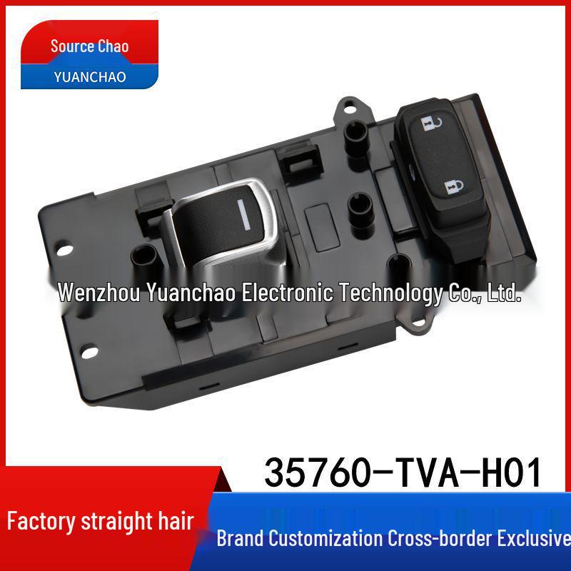 

Переключатель стеклоподъемника Honda Accord 10-го поколения, одинарная электрическая кнопка управления 35760-TVA-H01 Electric