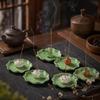 Ceramic Incense Burner Zen Chinese Style Tabletop Incense Base Desk Ornaments Censer Holder  Home