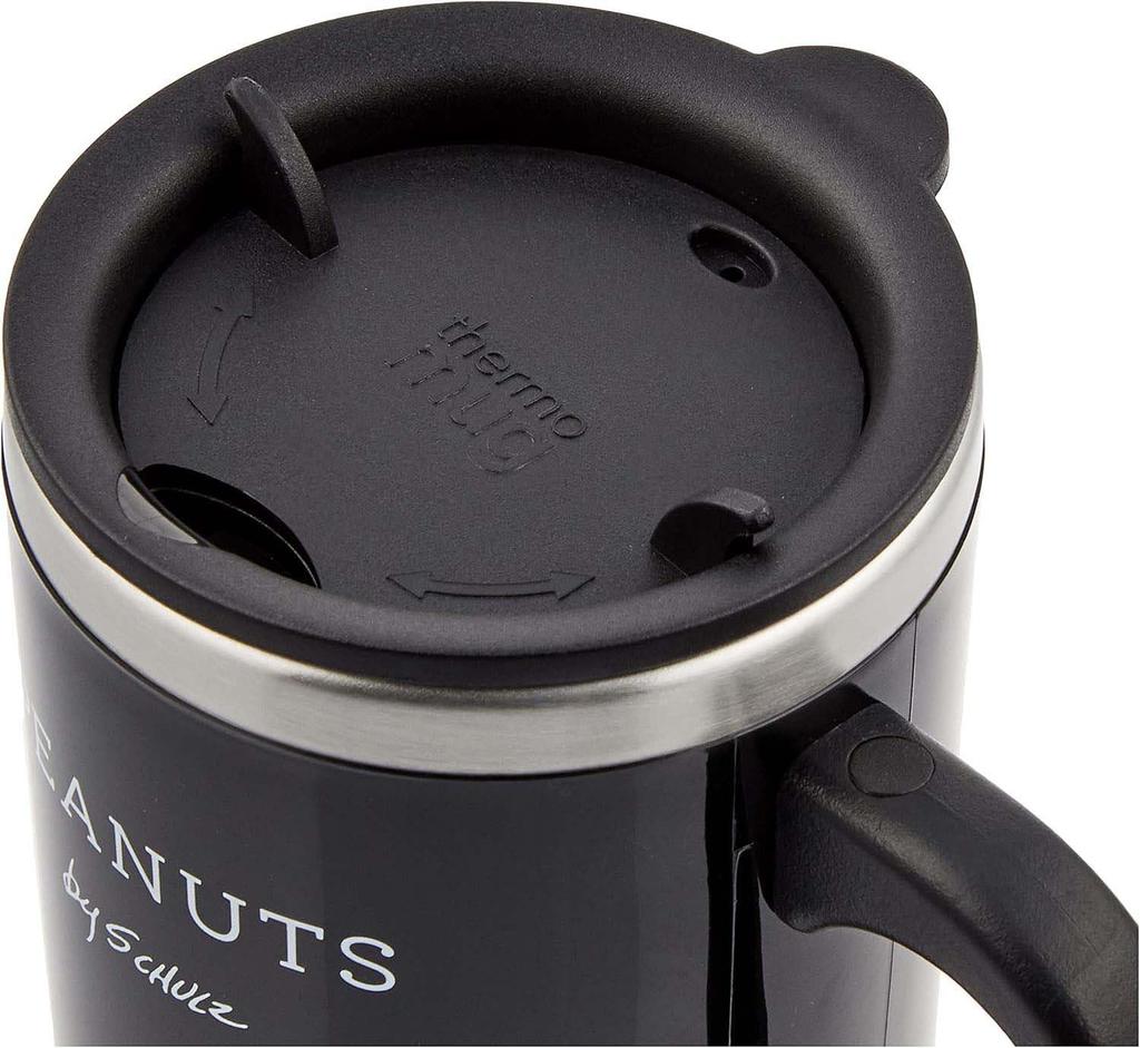 Onishi Ken Peanuts Slim Thermos Mug JOE COOL Black PH-2811