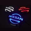 5D Led Light Car Rear Logo Emblem 10.6cm 11.7cm Badge for Nissan Sylphy N7 Qashqai Teana Note Navara Juke Patrol X-trail Murano