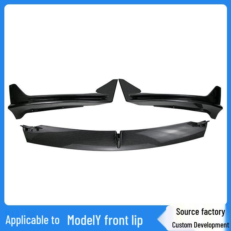 Tesla Model Y Exterior Body Kit: Front Lip Spoiler & Bumper Decoration